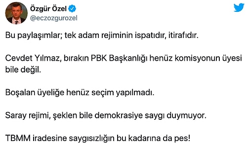 AKP'liler Cevdet Yılmaz'ı Seçilmeden Tebrik Etti: 'Demokrasiye Şeklen Bile Saygıları Yok'