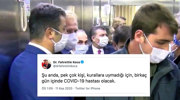 Fahrettin Koca'nın 'Birkaç Gün İçinde Pek Çok Kişi Kovid-19 Olacak' Açıklaması Sosyal Medyanın Gündeminde: 'Derin Analiz'