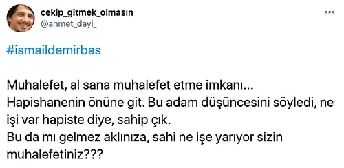 Böyle Bir Şey Olabilir mi? İsmail Demirbaş'ın Sokak Röportajı Sebebiyle Tutuklanması Sonrası Muhalefet Okların Hedefinde