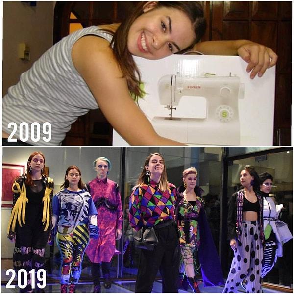 15. "10 yıl önce ailem bana bir dikiş makinesi hediye etmişti. Geçen ay üniversiteden bir moda tasarımcısı olarak mezun oldum."