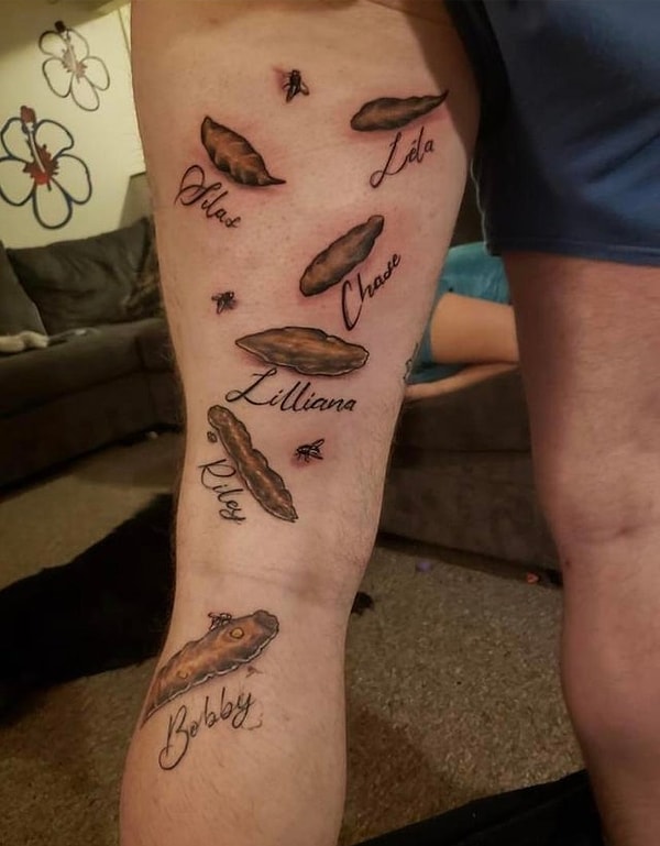 15. Человек, который попросил наколоть ему фекалии его детей...