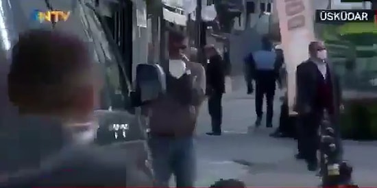 NTV, Toplu Alanda Sigara İçme Yasağı ile İlgili Haber Yaparken Üsküdar'da Kadraja Bali Çektiği İddia Edilen Adam Girdi