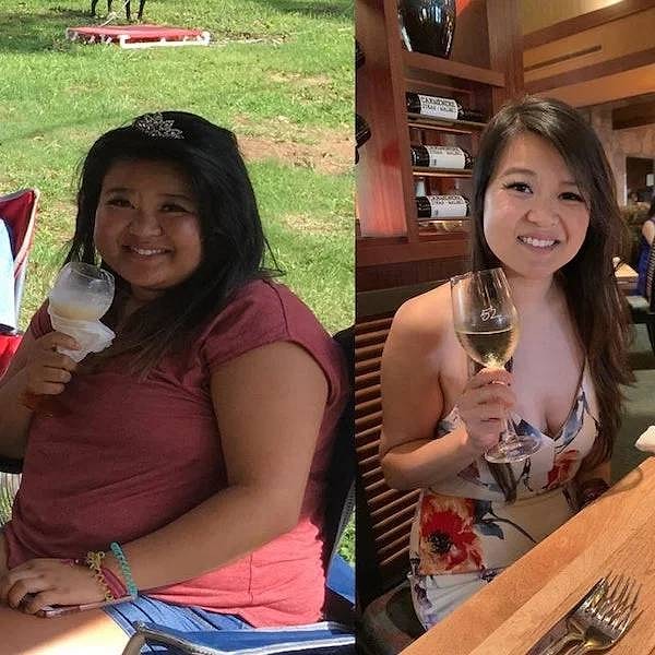 3. "Мой 22-й и 24-й дни рождения". Разница на лицо!