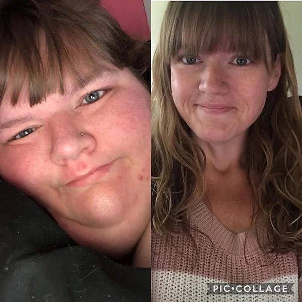 10. Начав с 193 кг, за 22 месяца я похудела до 111 кг. За последний месяц усиленно занималась спортом и сбросила еще почти 5. Еще 13 кг, и цель будет достигнута. Чувствую себя отлично!"