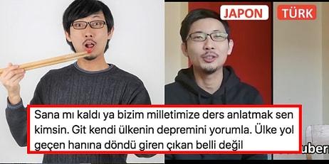 Türkiye'de Yaşayan Japon YouTuber'ın Deprem ve Tsunamiyle İlgili Yaptığı Paylaşımlara Türklerden Gelen Utandıran Yorumlar