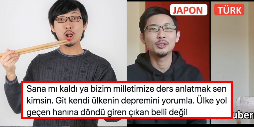 Türkiye'de Yaşayan Japon YouTuber'ın Deprem ve Tsunamiyle İlgili Yaptığı Paylaşımlara Türklerden Gelen Utandıran Yorumlar