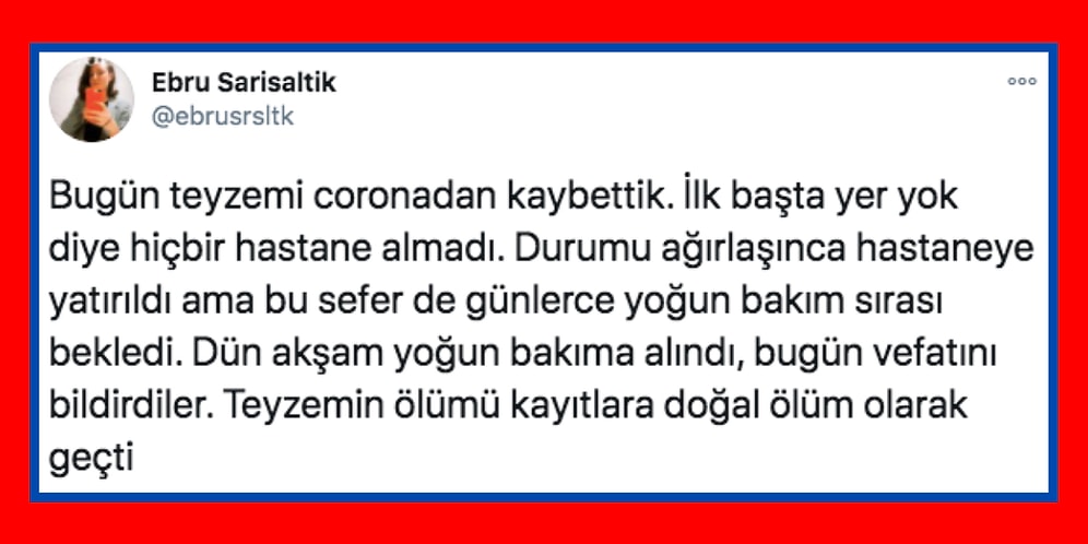 Korona Sürecinin Geldiği Vahim Noktayı Net Biçimde Gösteren İnsanların Hepimizi Korkutan Paylaşımları