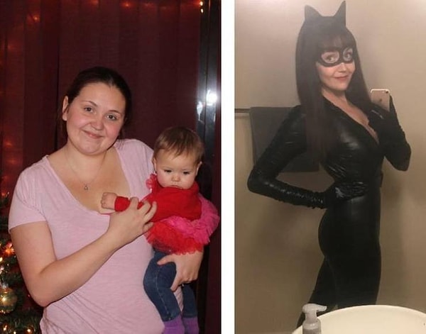 7. "Сбросила 37 кг как раз вовремя, к Хэллоуину".