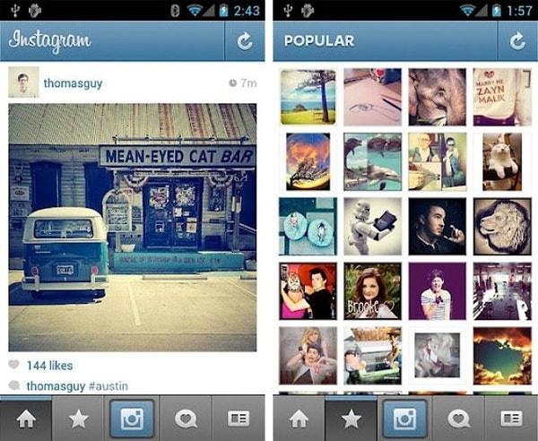 Çeşitli filtrelerle fotoğraf paylaşma uygulaması olan Instagram, yıllar içinde büyük değişim geçirdi.