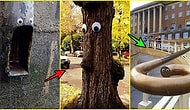 Bir Çift Göz ile Ne Kadar Yaratıcı Olunabilir ki? Basit Ama Oldukça Eğlenceli Bir Sokak Sanatı: Eyebombing