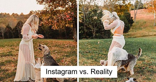 Новый тренд Инстаграма: люди сравнивают "вылизанные" фотки и "жизненные"