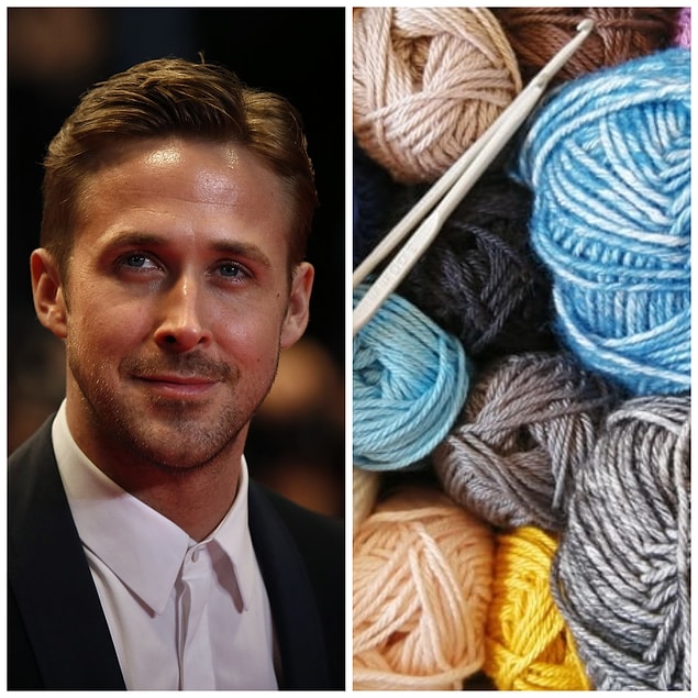 5. Ryan Gosling: Örgü örmek