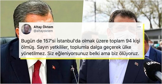 Fahrettin Koca ve İBB Mezarlıklar Dairesi'nin Açıkladığı Koronavirüs Vefat Sayılarının Örtüşmemesi Sosyal Medyanın Gündeminde