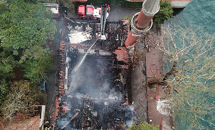 Vaniköy Camii Yangınında İtfaiye Raporu