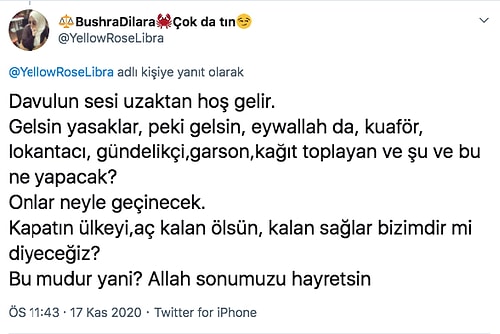 Garsonlar ve Restoran Çalışanlarının Yeni Tedbirler Sebebiyle Bir Anda İşsiz Kalmasına Tepkiler Büyüyor