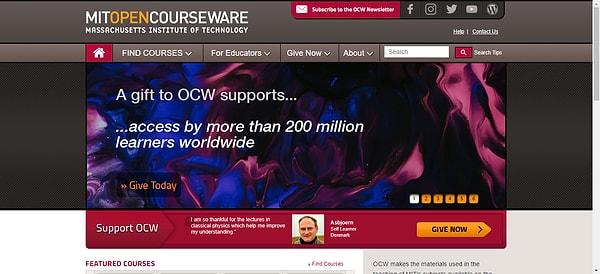 19. MIT Open CourseWare