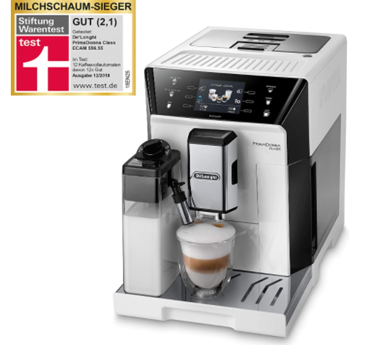 Кофемашина delonghi primadonna class. Кофемашина Делонги Элетта. De'Longhi Eletta Cappuccino Top ECAM 45.760 W. Delonghi ECAM 550.55.