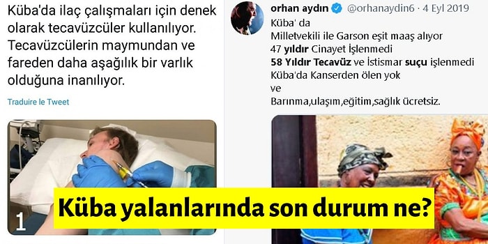 Sürekli Yalan Haberlerle Gündeme Gelen Küba'nın Şimdi de Tecavüzcüleri Denek Olarak Kullandığı İddiası Gündemde