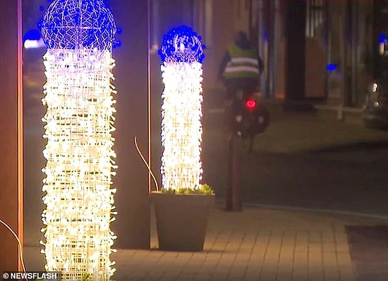 В Бельгии к Рождеству ненароком установили декорации в виде фаллоса, но решили оставить все как есть