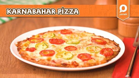 Karnabahar Tabanlı Pizza Tarifi: Hamurdan ve Kaloriden Uzak Karnabahar Pizza Nasıl Yapılır?