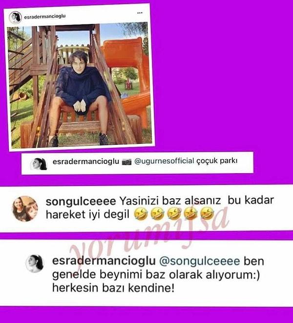 5. Oyuncu Esra Dermancıoğlu, kendisine yorum yapan takipçisinden lafını esirgemedi!