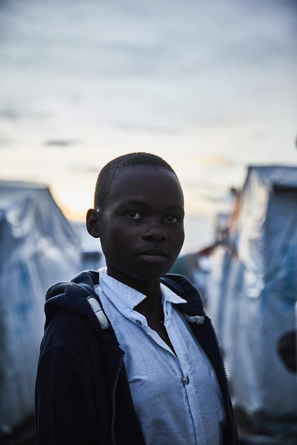 Demokratik Kongo Cumhuriyeti'nde yaşayan Victoire: