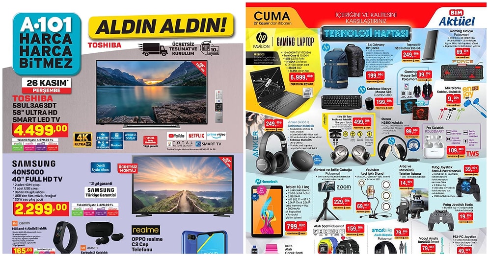 İndirim Günleri Başlıyor: A101, BİM ve ŞOK Aktüel Ürünler Listesinde Bu Hafta Neler Var?