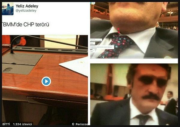 AKP'li Çamlı, "Yeliz Adaley" ismindeki bir sosyal medya hesabıyla TBMM'den canlı yayın yaptığı sırada yanlışlıkla ön kamerayı açınca deşifre olmuştu.