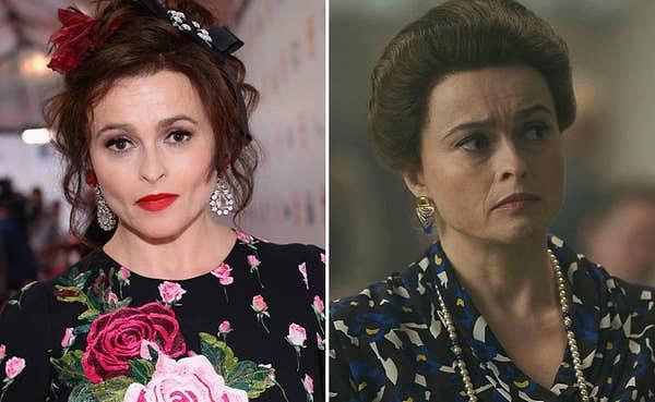 Helena Bonham Carter da son sezonlarda yerini Lesley Manville'e bırakmadan önce son kez Prenses Margaret olarak geri dönüyor.