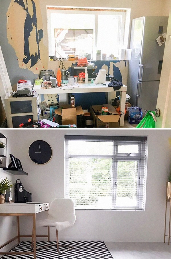 Вот как выглядела реконструкция в середине и после