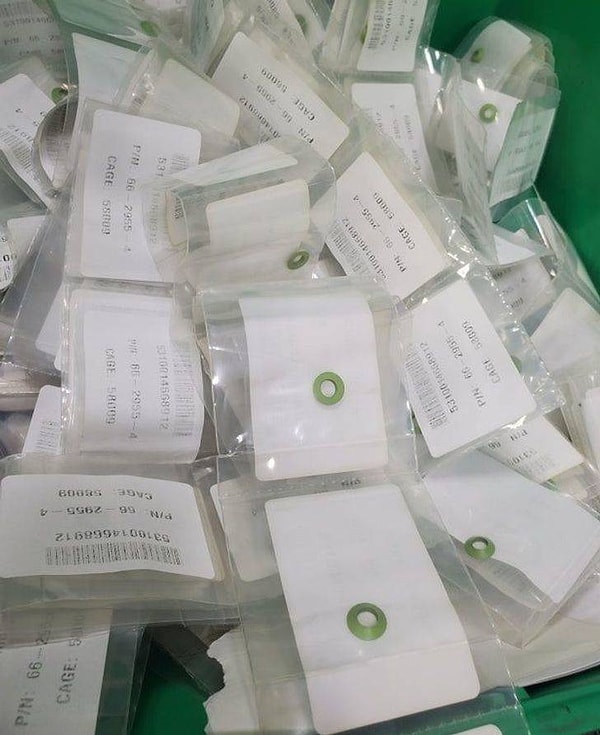 3. "Заказал 150 шайб. Вот как они были упакованы".