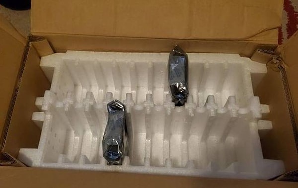 10. "Заказал два жестких диска. Вот как они были упакованы".