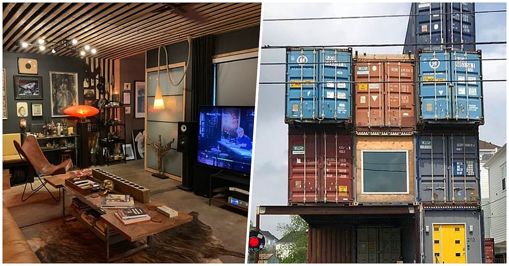 Kimsenin Tasarımını Beğenmediği İçin Sadece 11 Tane Nakliye Konteyneri Kullanarak Ev Yapan Adam