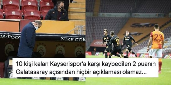 Cimbom'un Galibiyet Serisi Bitti! Kayserispor'un 10 Kişiyle ve Tek İsabetli Şutla 1 Puan Kazandığı Maçta Yaşananlar ve Tepkiler