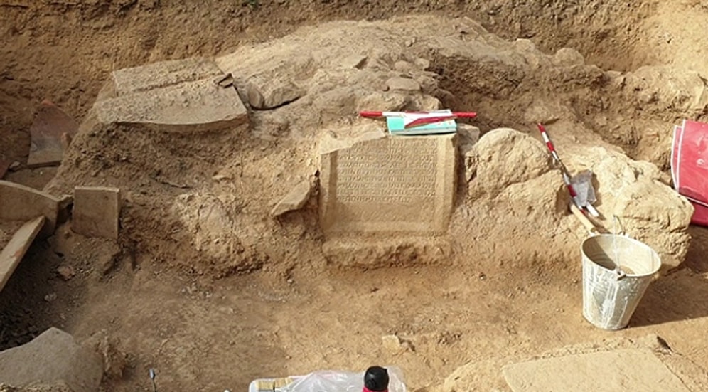 Bursa'da 1500 Yıllık Kitabe Bulundu