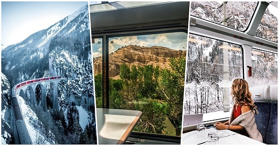 Manzara İzlemekten Yolculuğun Nasıl Geçtiğini Anlamayacağınız Dünyanın En Etkileyici 14 Treni