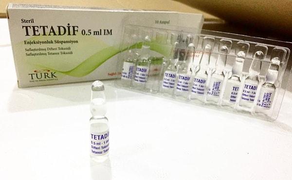 "Uygunluğu onaylanan erişkin tipi tetanos-difteri aşısının ilk teslimatı Bakanlığımıza yapıldı"
