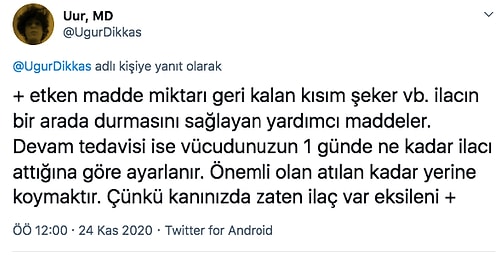 Olayı Anlamayanlara: Korona Hastalarının Bir Günde 16 Tane İlaç Almasının Neden Gerektiğini Tane Tane Anlatan Doktor