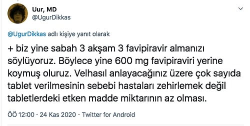 Olayı Anlamayanlara: Korona Hastalarının Bir Günde 16 Tane İlaç Almasının Neden Gerektiğini Tane Tane Anlatan Doktor