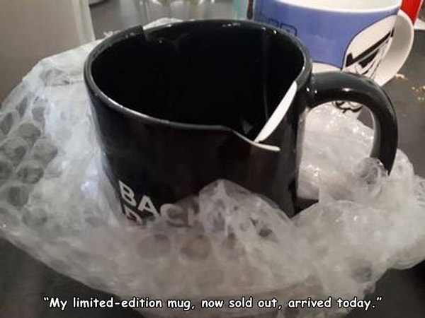 16. "Эксклюзивная кружка, которую я так долго ждал (которой, кстати, больше нет в продаже)".