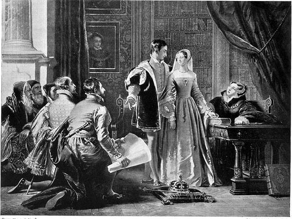 Jane'in kocası Guilford, kral olmayı iple çekiyor; bunun için Jane'e baskı yapıyordu. Ancak çiçeği burnunda kraliçe, hakkı olmayan bir unvanı ona vermeye niyetli değildi, o yüzden Guilford'un isteğini geri çevirdi.