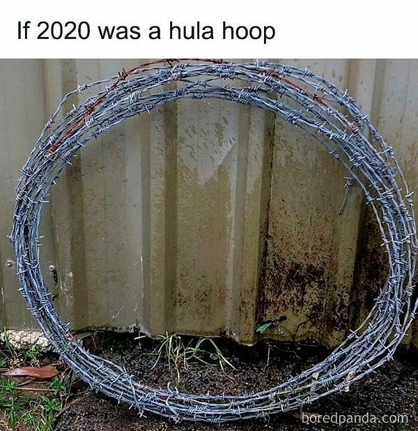 7. Если бы 2020 год был обручем: