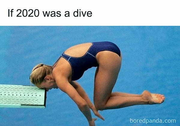 20. Если бы 2020 год был прыжком в воду:
