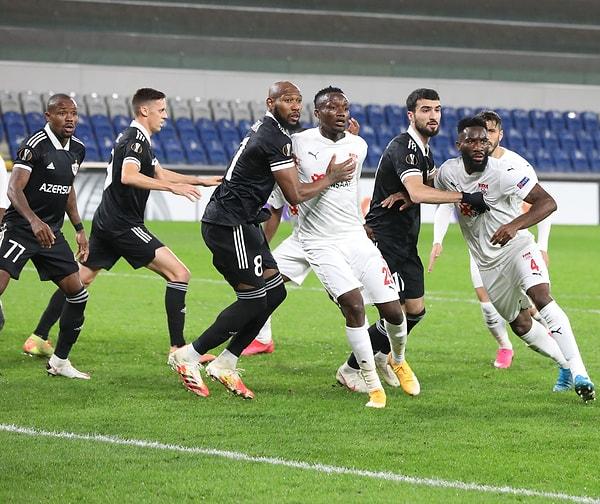 UEFA Avrupa Ligi I Grubu dördüncü haftasında Sivasspor, İstanbul’da Karabağ’a konuk odu.