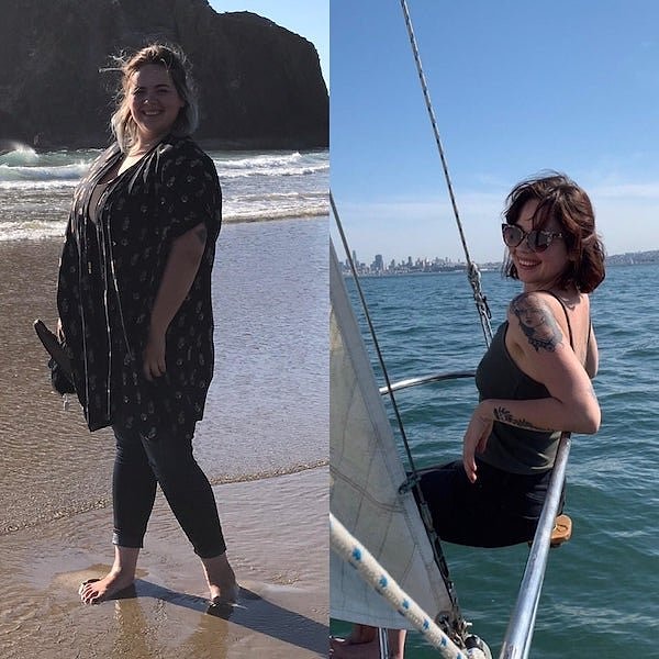 7. «Меньше на 45 килограмм за 2 года! Я никогда не гордилась собой так сильно».