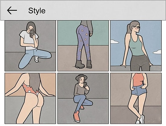 Российский художник высмеивает реалии Инстаграм, которые мы уже привыкли считать абсолютно нормальными