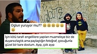 Engelli Sporcu Celal Karadoğan'ın Oğluyla Paylaştığı Fotoğrafa Gelen Skandal Yorum Tepkilerin Odağında