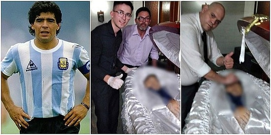 Бывшему сотруднику похоронной службы, сделавшему селфи с Марадонной в гробу, угрожают смертью