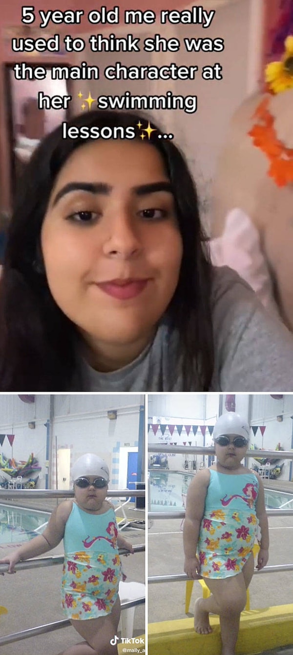 6. "В 5-летнем возрасте я всерьез думала, что круче и красивее меня на занятиях плаванием никого и быть не может".