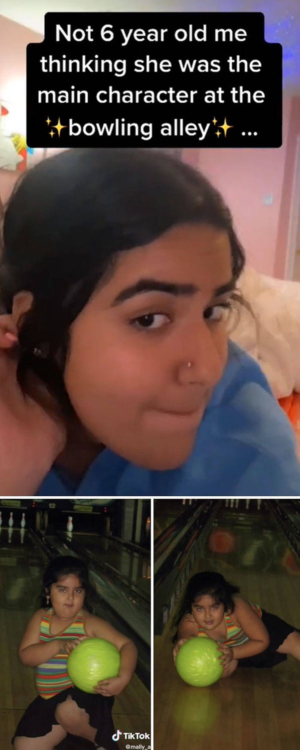 12. "6-летняя я играю в боулинг, и круче меня никого нет!"